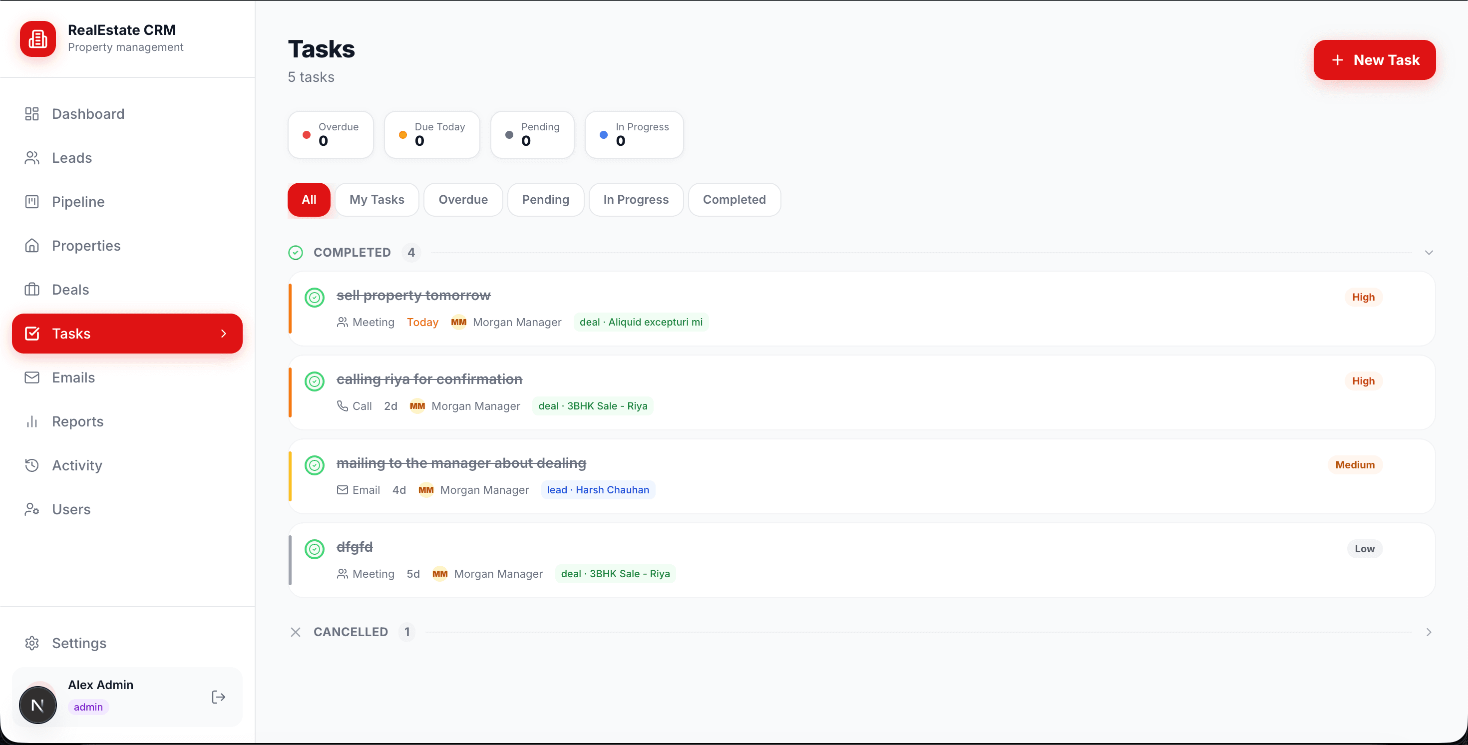 Follow-Ups and Task Automation interface preview